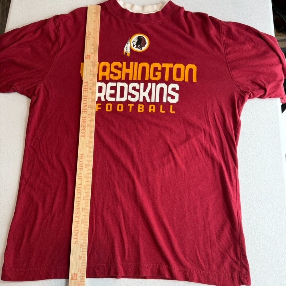 VTG Y2K Reebok NFL‎ Washington Redskins Mens Small Shirt Maroon Layered Tee - Picture 7 of 16